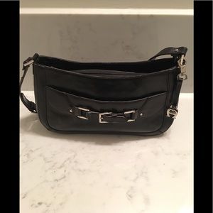 Aigner black leather small handbag